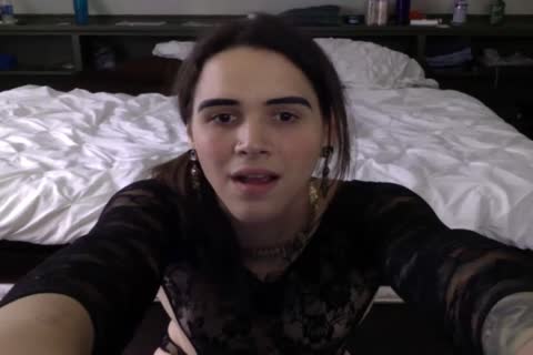 amateur tranny Self Facial