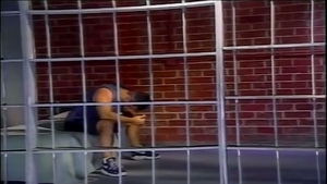 gorgeous lady-man Jail Scene