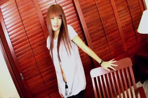 horny oriental ladyboy acquires Herself Excited
