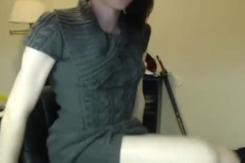 Smart dilettante brunette t-girl hooker