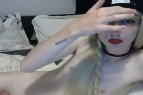 Emo legal age teenager ladyman sexy Hard weenie Jerking