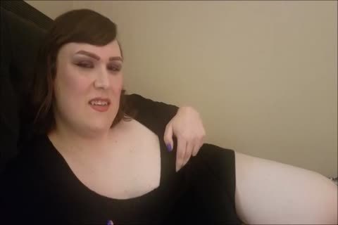 Trans BBW Playing With Herself