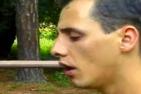 Skinny lad Strokes rod whilst Riding Schloeng Of sexy blonde sheboy Renata Davila On The Backyard