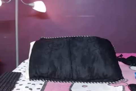 Solo sheboy jerking off On cam