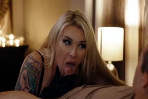 busty blond Ts Dante Colle wazoo nailed By Dante Colle