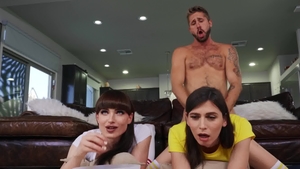 TransAngels - Ramming hard starring brunette Natalie Mars