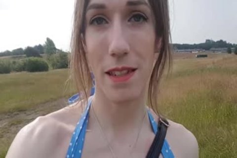 Outdoor ass In My Summer costume; Public No panties Finger fuck