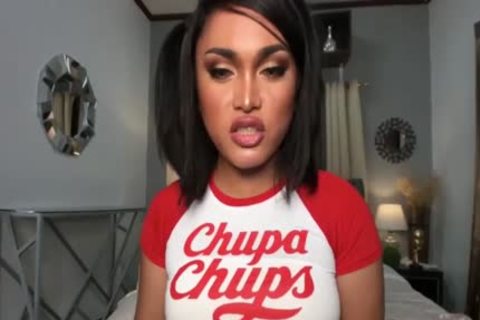 Fellipina tgirl sheboy Live sperm Show