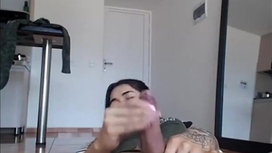Solo masturbation on webcam