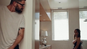 Jerking TS Stepmom wazoo pounded By Her Stepson In The bathroom