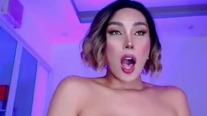 Amateur Tgirls Tease on Cam