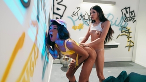 Trans Angels: Hard Anal Drilling for Dark-Haired Nympho